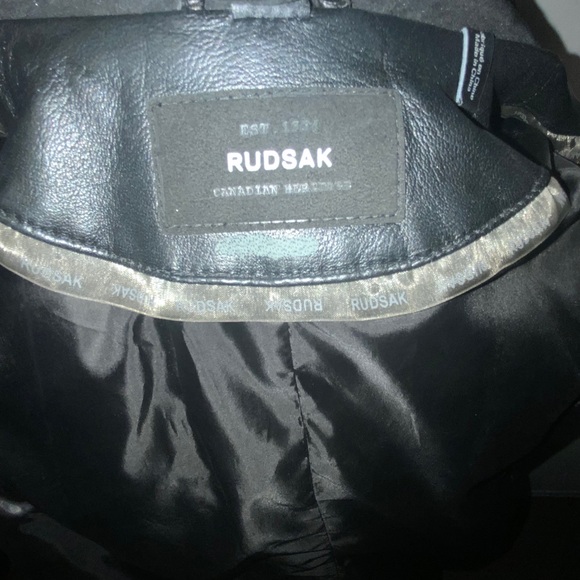 Rudsak leather pea coat - Picture 5 of 7